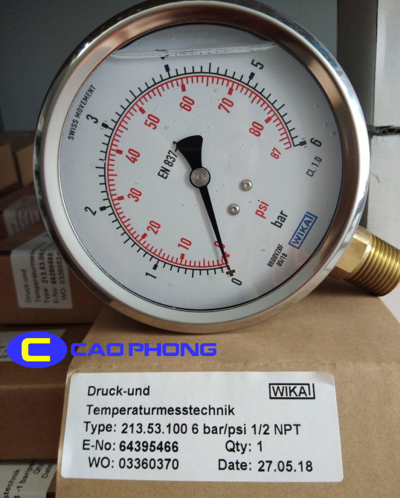 TOP 5+ Đồng hồ đo áp suất dùng nhiều tại Việt Nam 1 wika213.53