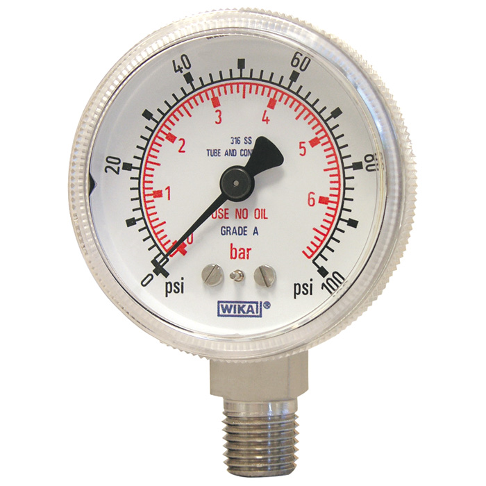 Đồng hồ đo áp suất Wika 130.15 2 Đồng hồ đo áp suất Wika 130.15 2