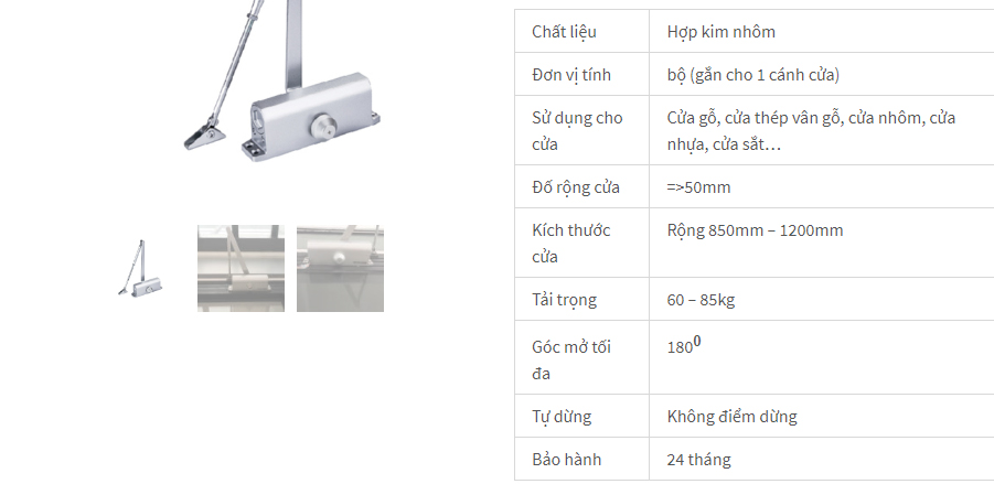 Tay co thủy lực có bao nhiêu loại, loại nào tốt? 5 Chú ý các thông số của tay co thủy lực