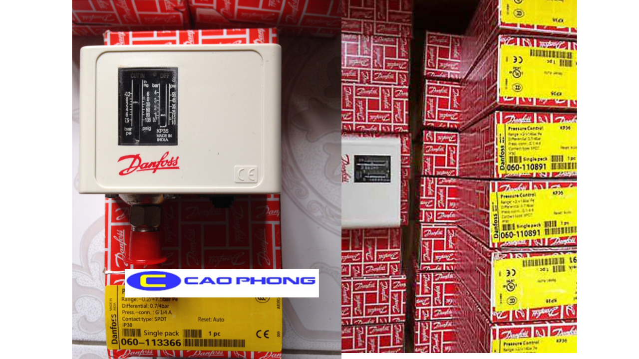 Công Tắc Áp Suất DanFoss - Pressure switch DanFoss 4 Cong-Tac-Ap-Suat-DanFoss-KP36