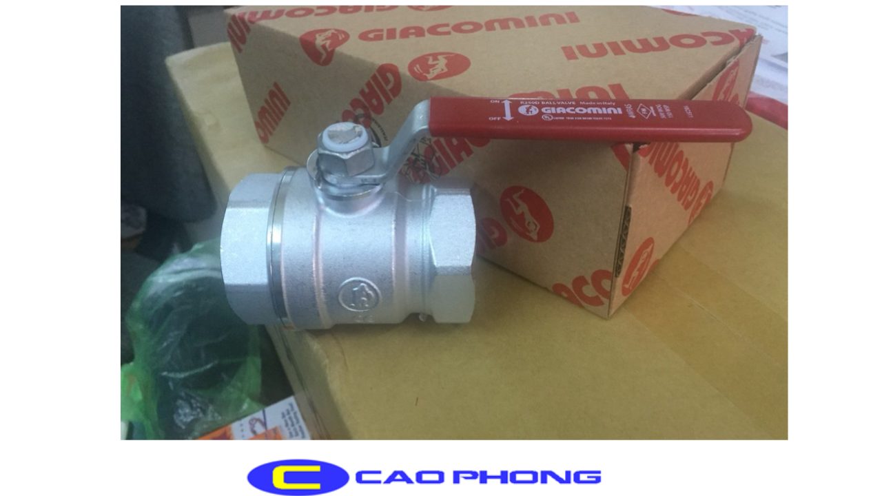 Van Bi Đồng Mạ Crom Nối Ren Giacomini R250D (ITALY) 1 Van-bi-R250D-giacomini