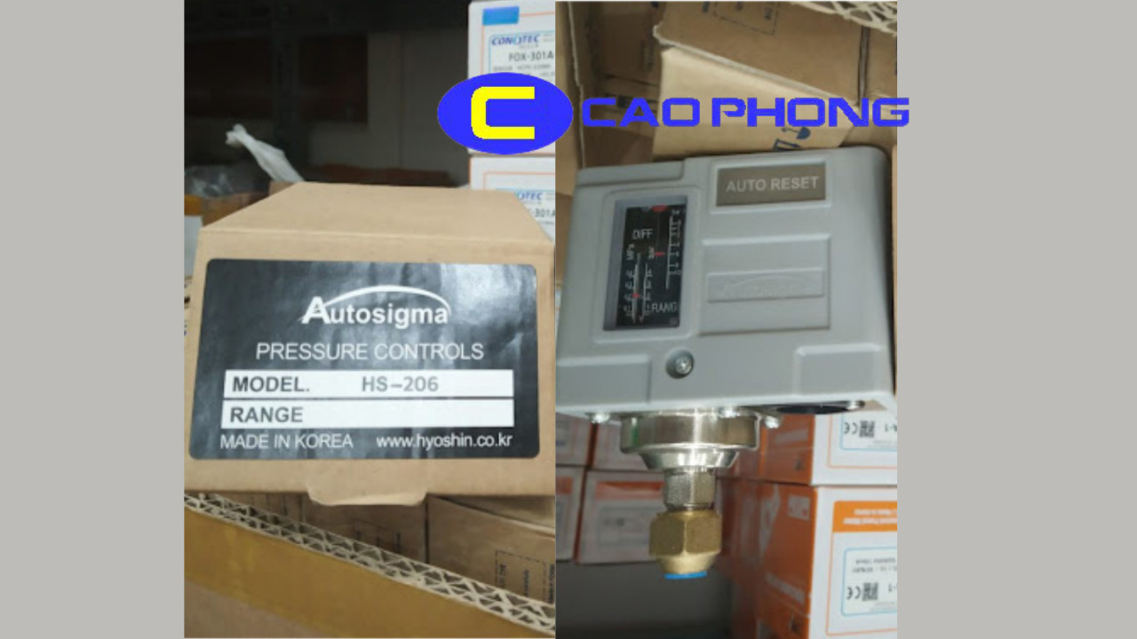 Công Tắc Áp Suất Autosigma - Pressure Switch Autosigma 2 Cong-Tac-Ap-Luc-Autosigma-Model-HS-206