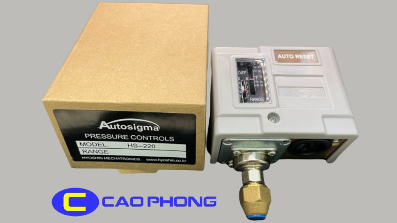 Công Tắc Áp Suất Autosigma - Pressure Switch Autosigma 4 Cong-Tac-Ap-Luc-Autosigma-Model-HS-220
