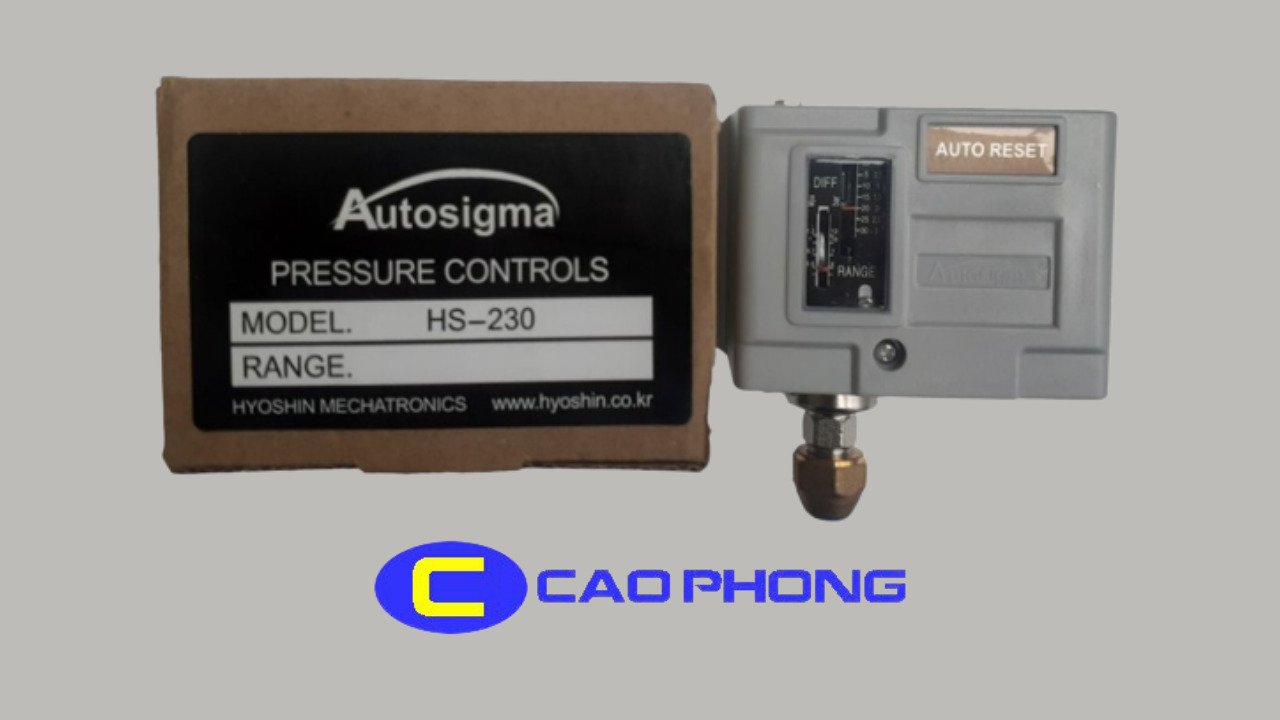 Công Tắc Áp Suất Autosigma - Pressure Switch Autosigma 5 Cong-Tac-Ap-Luc-Autosigma-Model-HS-230