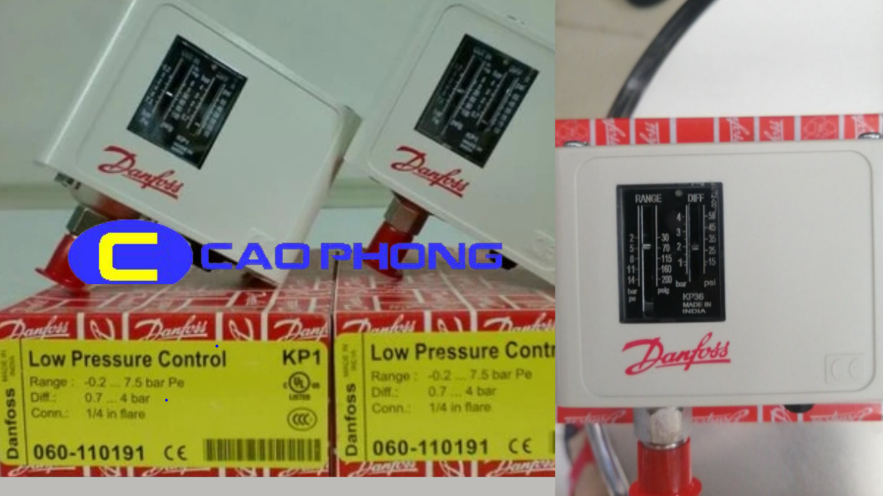 Công Tắc Áp Suất DanFoss - Pressure switch DanFoss 1 Cong-Tac-Ap-Suat-DanFoss-KP1