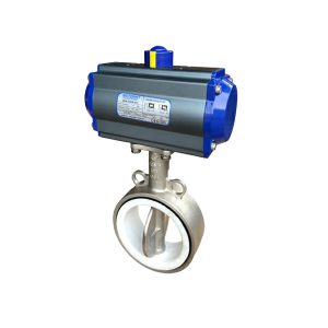 Van Bướm Inox Điều Khiển Khí Nén Nutork
