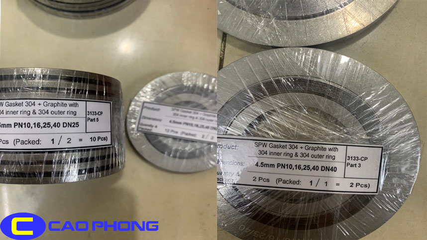 Gioăng Chì Chịu Nhiệt DIN PN16 1 Gioăng chì chịu nhiệt DIN PN16