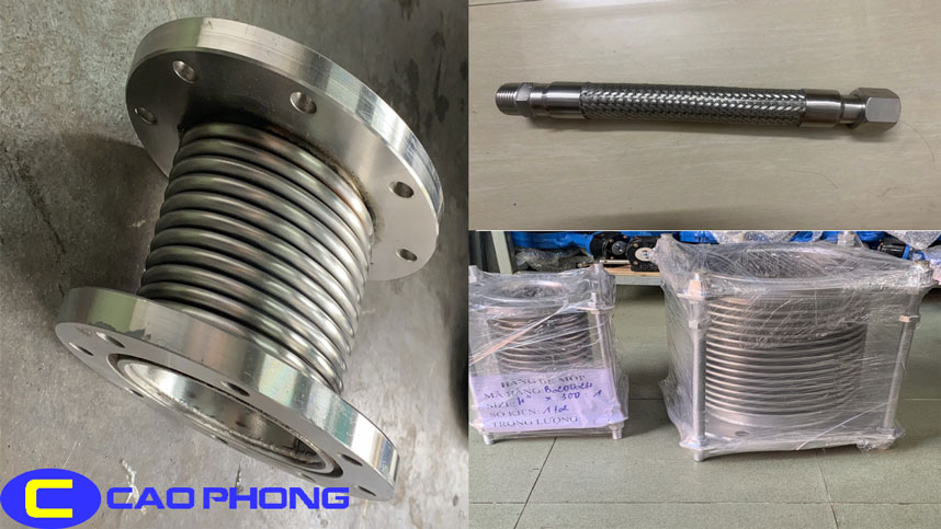 Khớp Nối Mềm Lưới Inox - Khớp Nối Chống Rung Inox 2 Khớp Nối Mềm Lưới Inox - Khớp Nối Chống Rung Inox