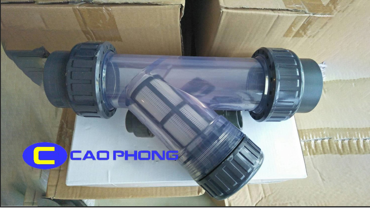 Lọc Y Nhựa PVC 2 Đầu Rắc Co FINMAX