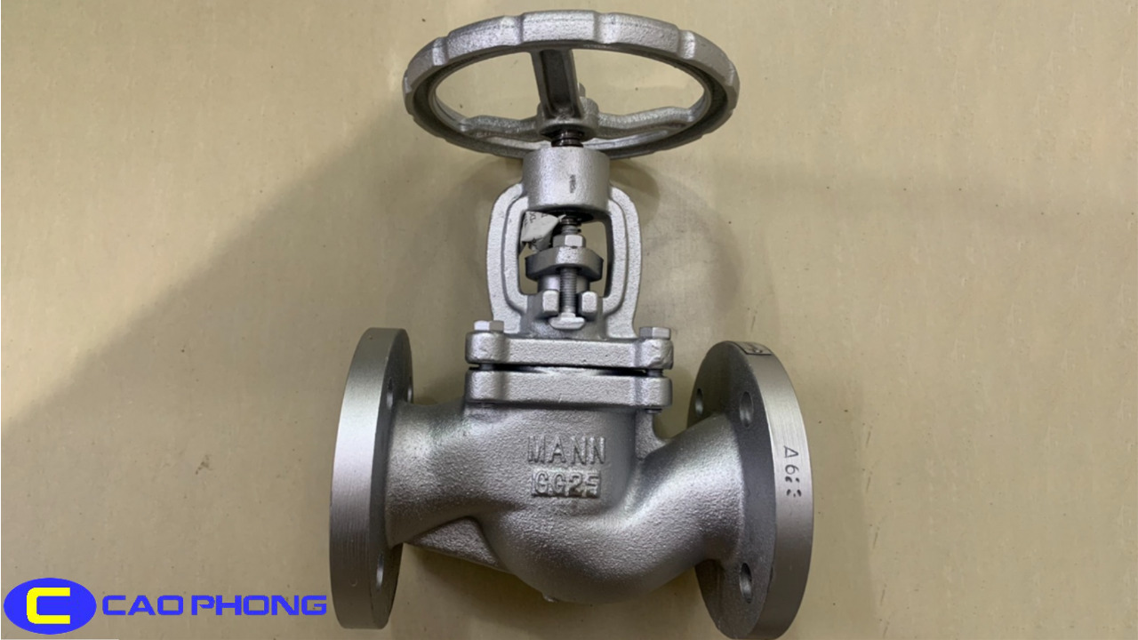 Van Cầu Gang MANN Nối Bích Chuẩn PN16 1 van cau gang mann noi bich chuan pn16