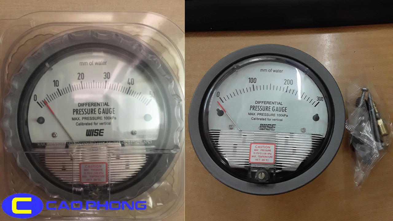 Đồng Hồ Chênh Áp Wise Model P880 2 WISE 880