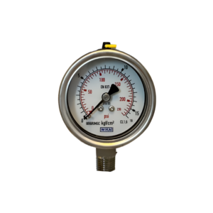 Đồng hồ đo áp suất WIKA 232.50.63 bottom 0 – 16 bar/ psi