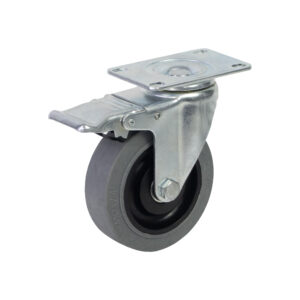 Bánh xe đẩy TPR tĩnh điện CP100 xoay có khóa