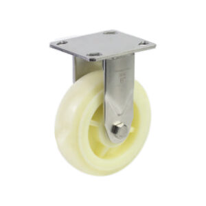 Bánh xe đẩy nhựa PP CP105 cố định càng inox 304