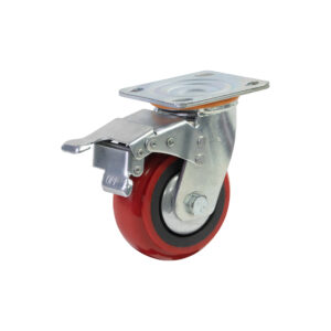 Bánh xe đẩy nhựa PU CP052 khóa kép